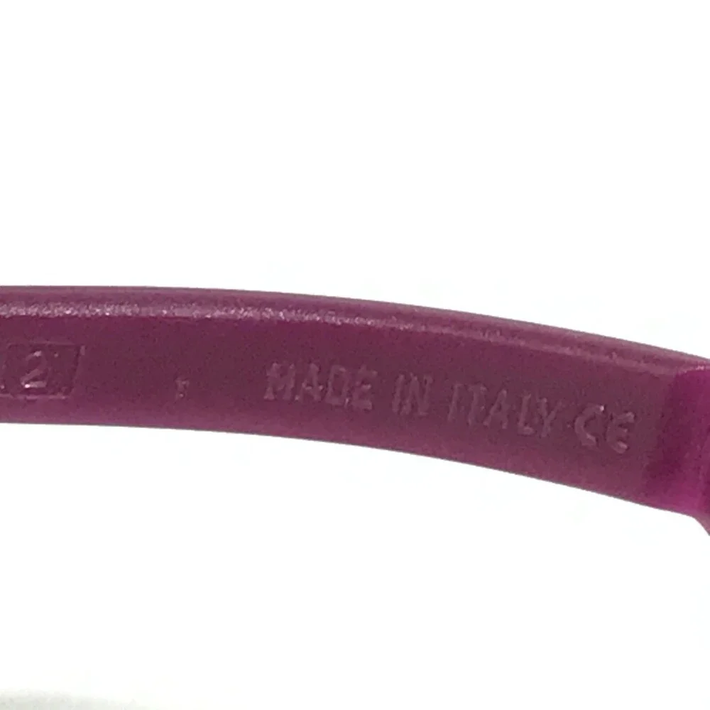 Miraflex Sunglasses NEW BABY 2 Purple Rectangular Frames with Red Lenses